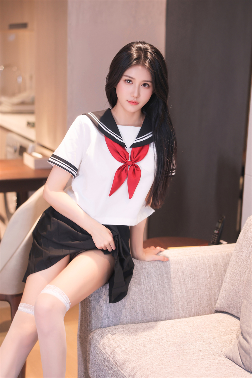 秀人网极品模特shelly诗莉吖JK学生装 80P1V