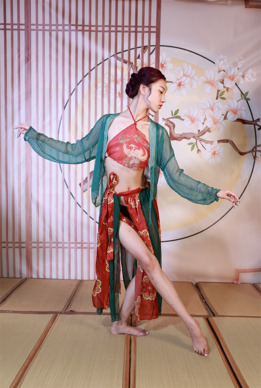 古装一字马舞蹈模特小爽顶级摄影艺术写真摄影作品 1016P